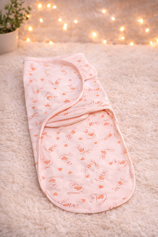 Blush Love Baby Swaddle Wrap