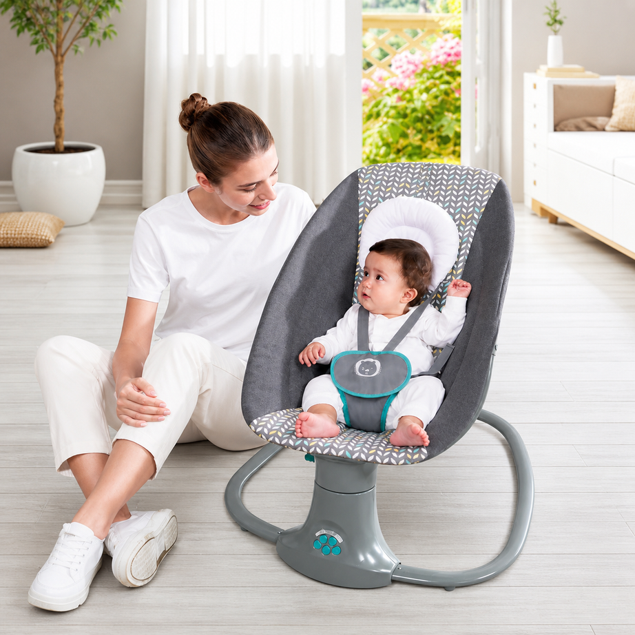 Premium Baby Soothing Rocker – Comfort Meets Style!