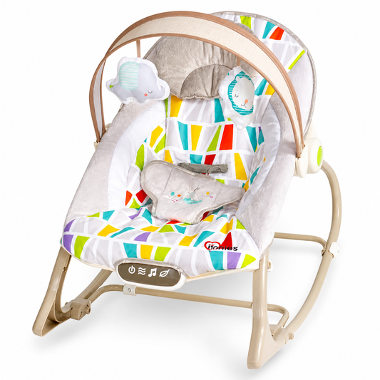 ✨ Baby Rocking Bouncer Seat – Colorful Comfort & Fun