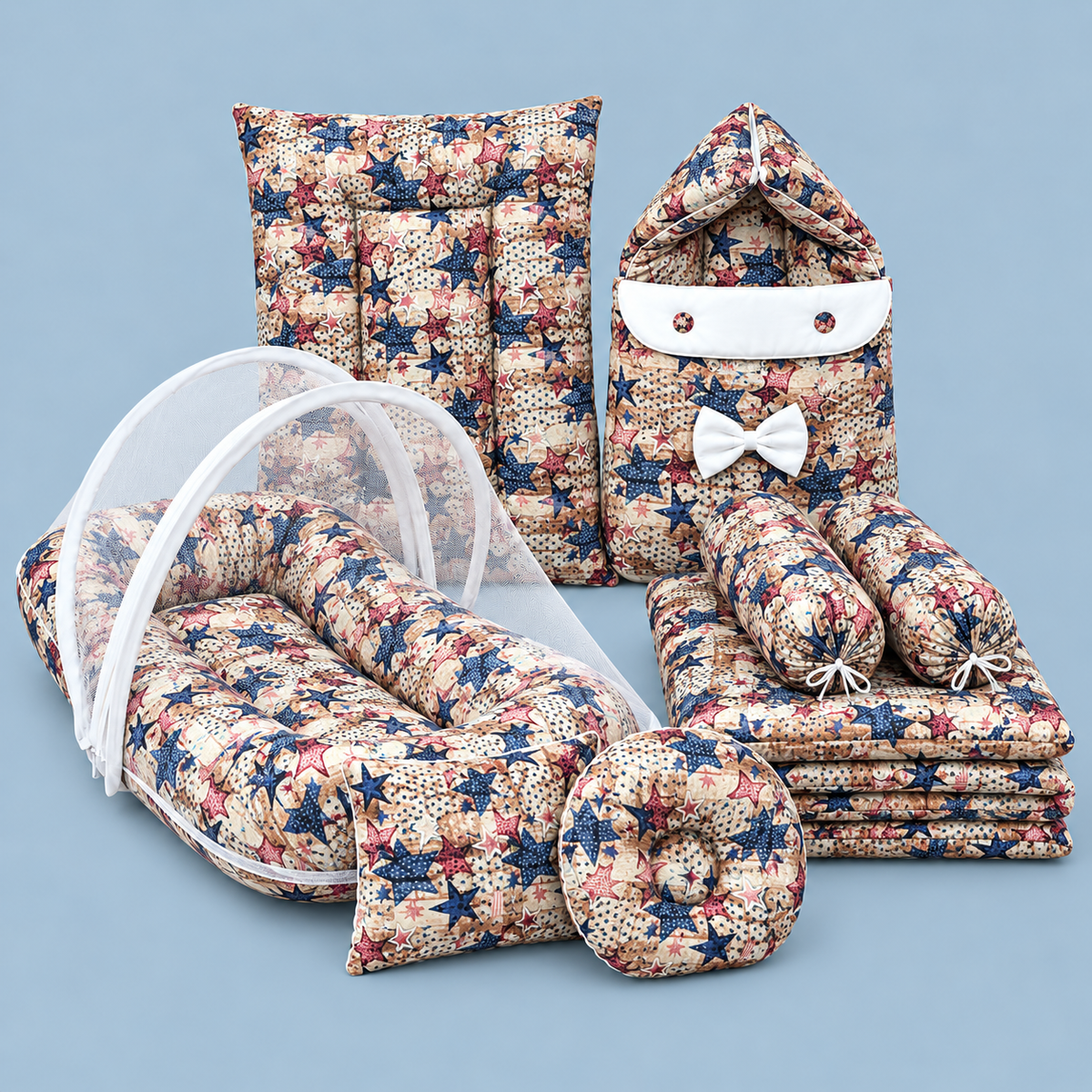 Vintage Star 8-Piece Baby Bedding