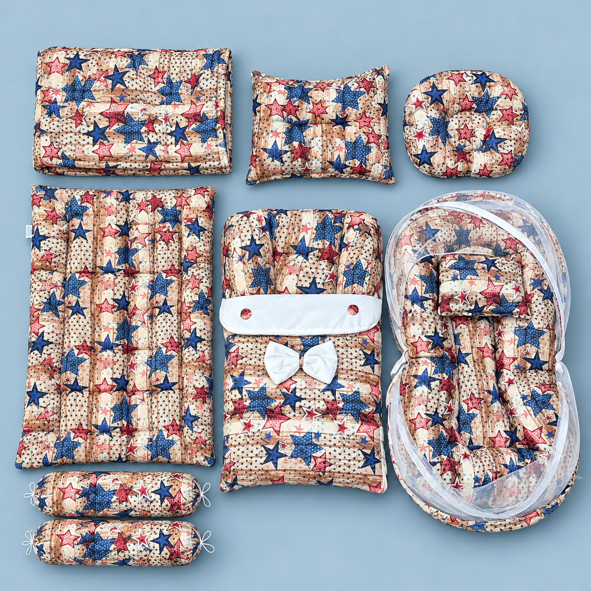 Vintage Star 8-Piece Baby Bedding