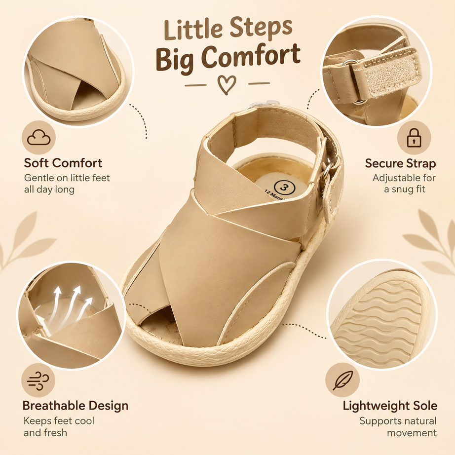 Beige Sandals