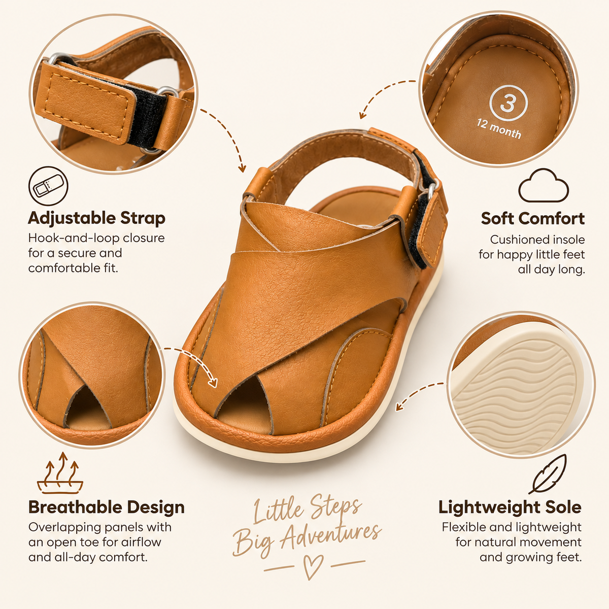 Tan Sandals