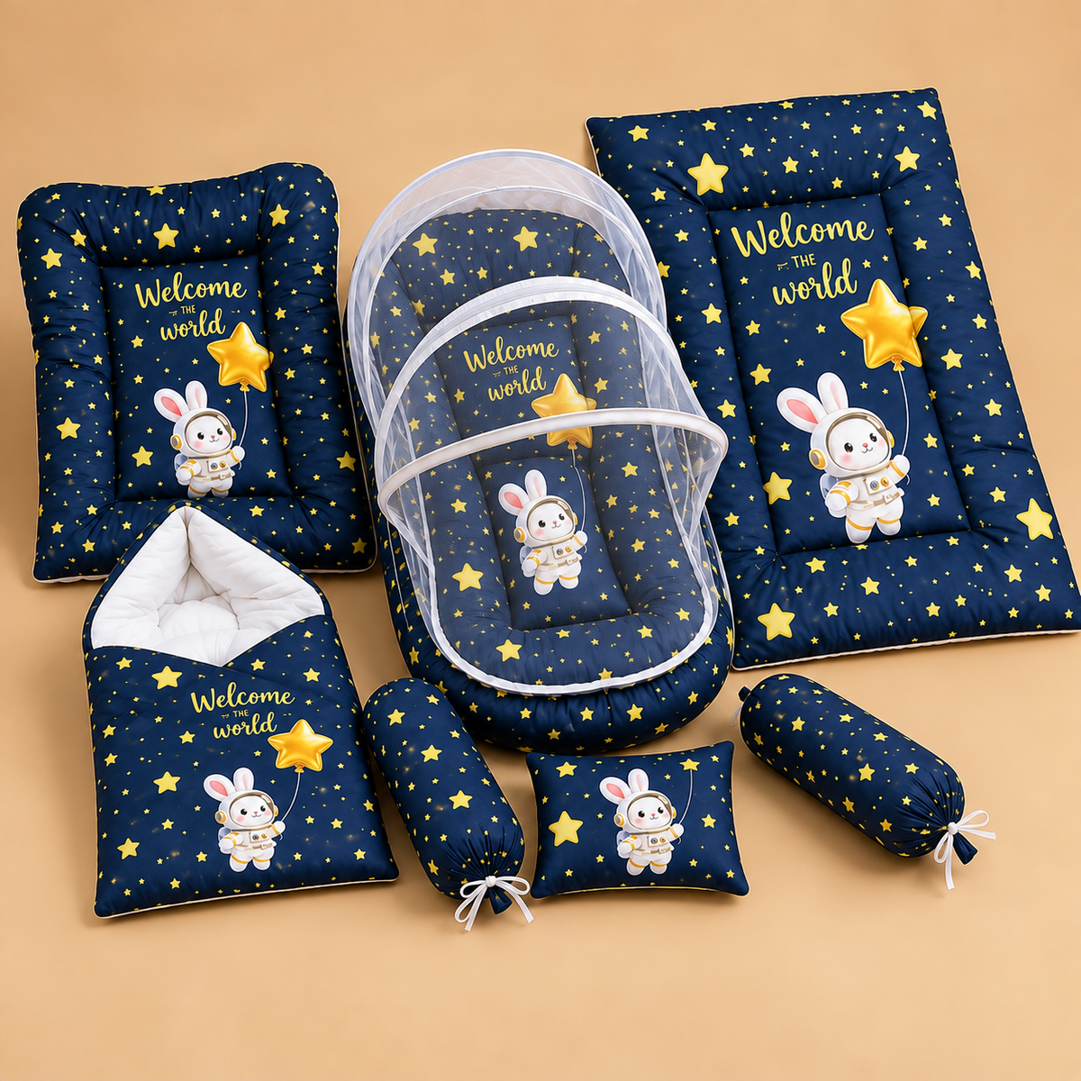 Starry Bunny Bedding Set