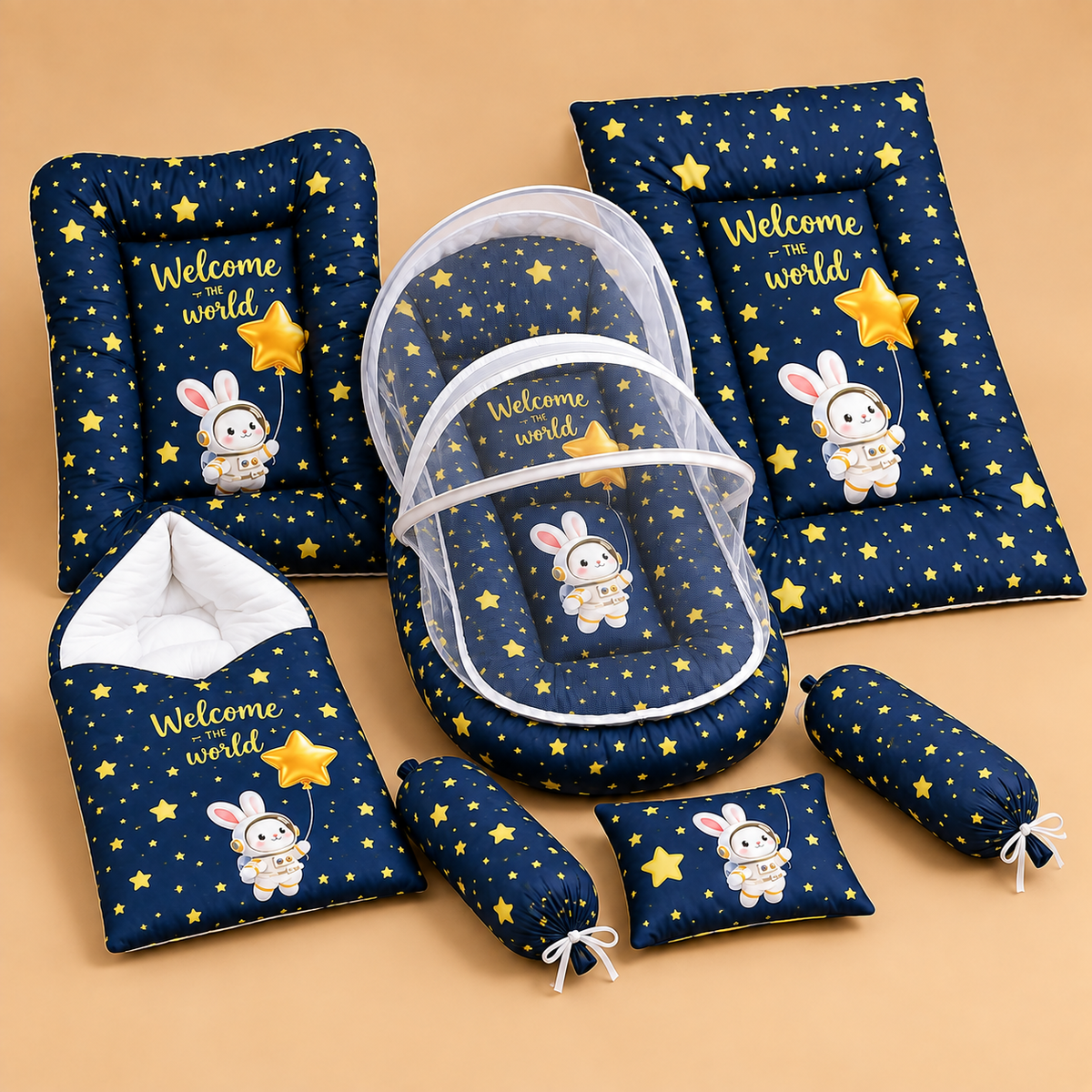 Starry Bunny Bedding Set