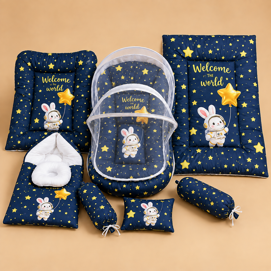 Starry Bunny Bedding Set