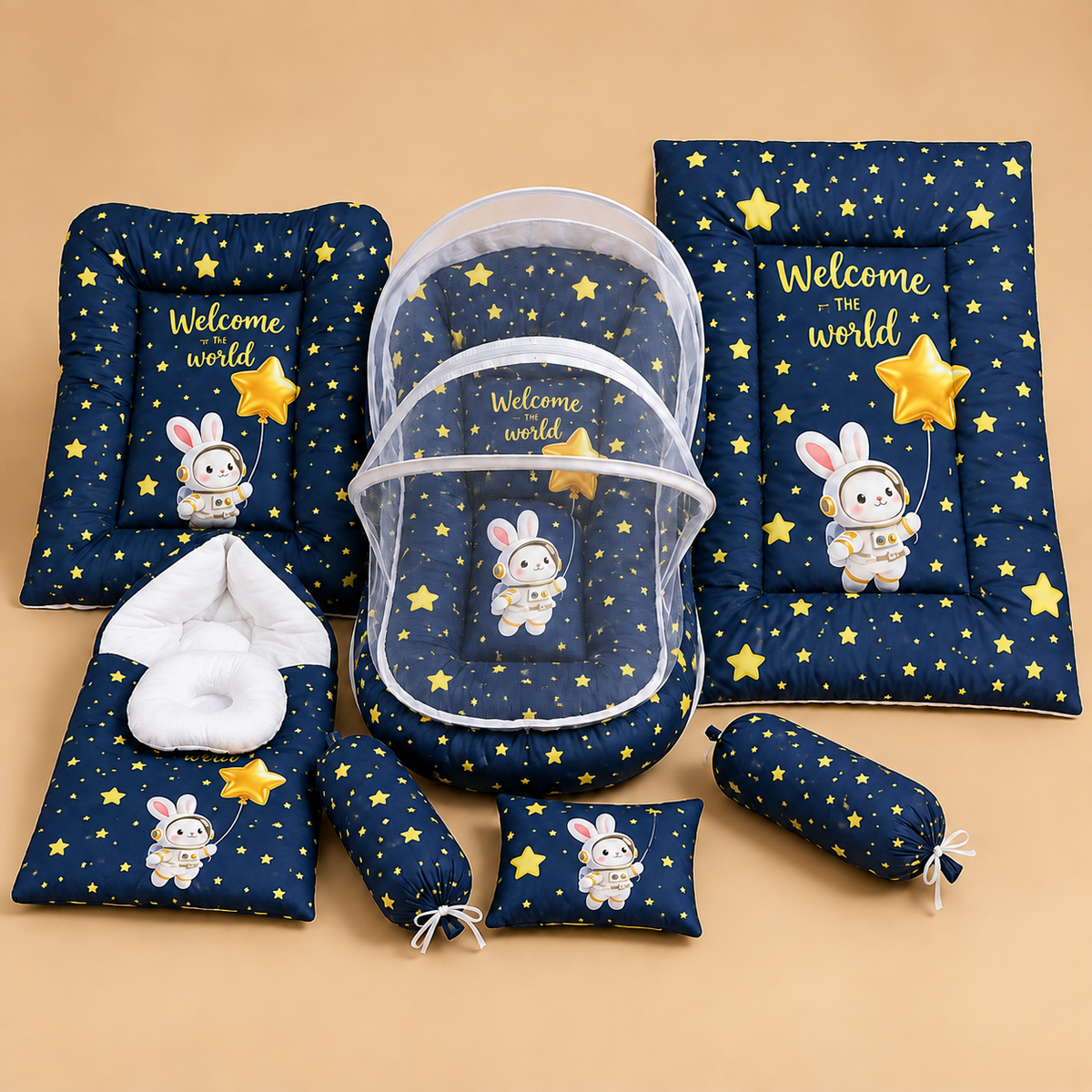 Starry Bunny Bedding Set