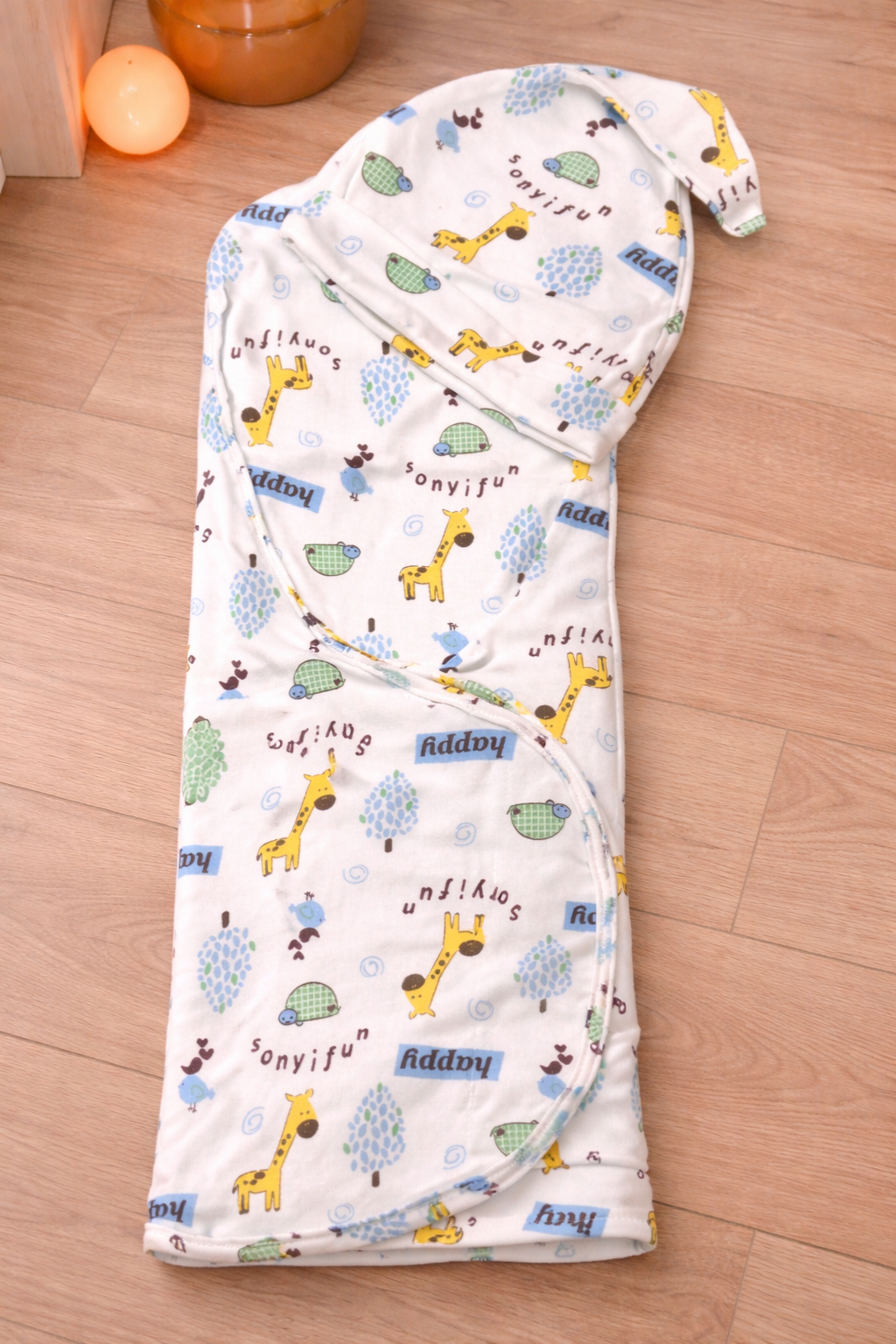 Cute Animal Baby Swaddle Set