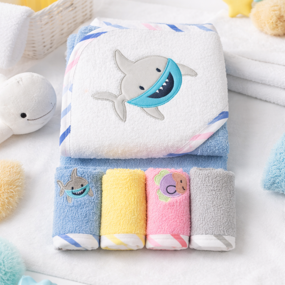 Ocean Friends Bath Towel Set