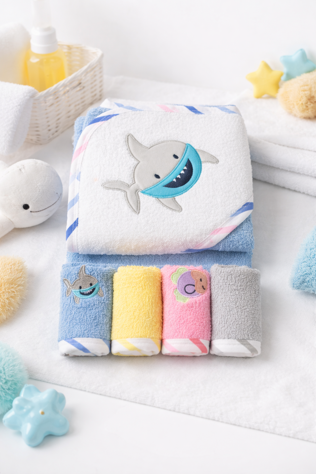 Ocean Friends Bath Towel Set