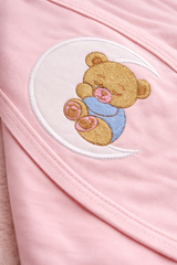Pink Moon Teddy Wrapping Sheet
