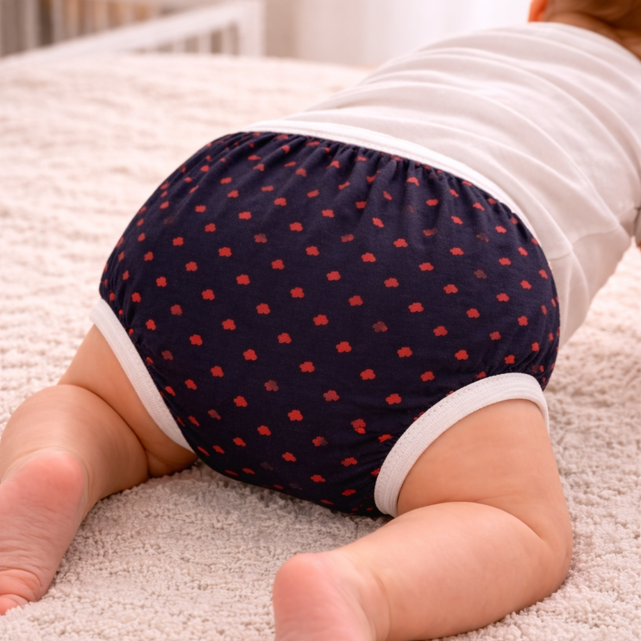Midnight Dots Baby Bloomer