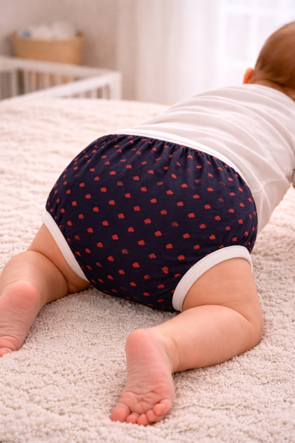 Midnight Dots Baby Bloomer