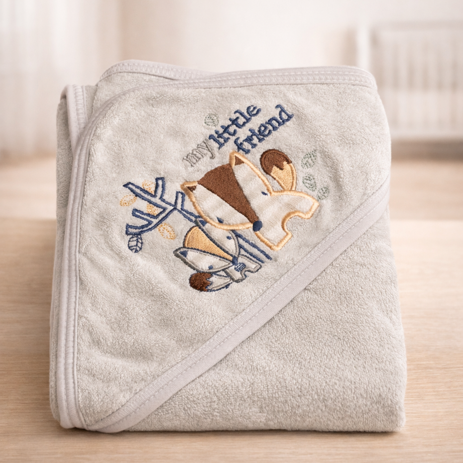 Little Friend Hooded Baby Towel