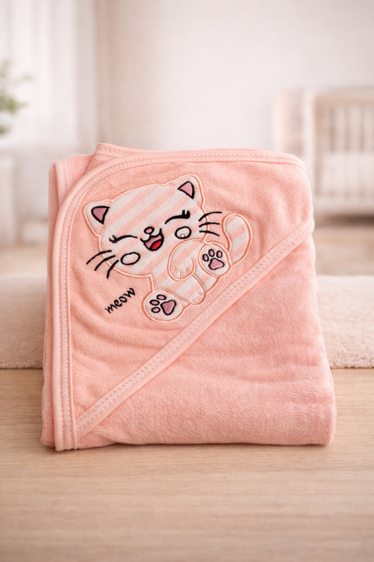 Little Kitty Hug Towel