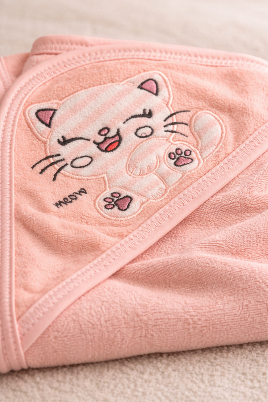 Little Kitty Hug Towel