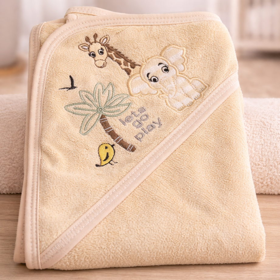 Jungle Cuddle Hooded Towel