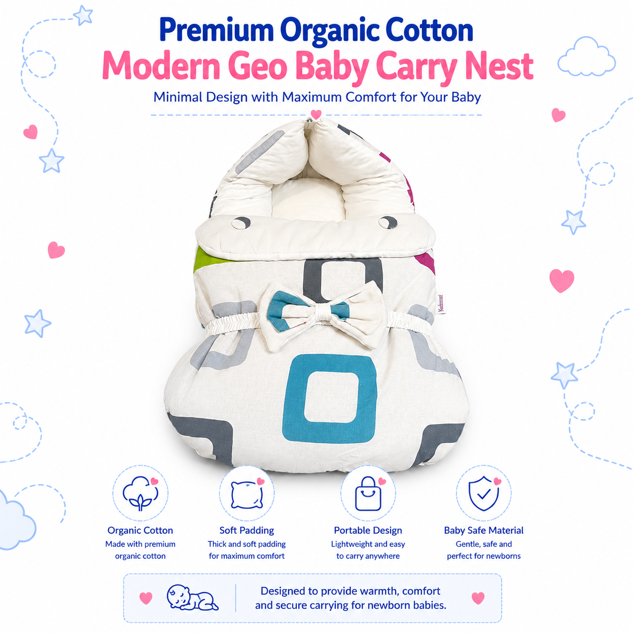 Modern Geo Baby Carry Nest