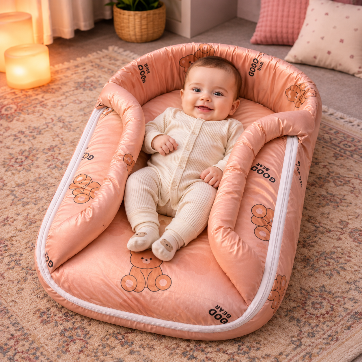 Baby Sleeping Nest with Side Supports