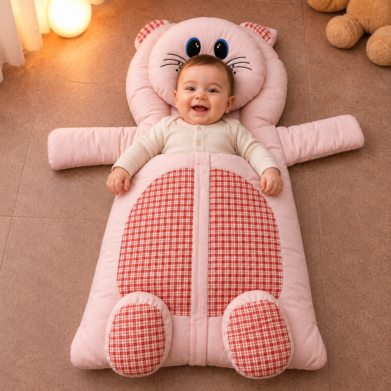 Cute Bunny Baby Mattress – 100% Soft Cotton Comfort