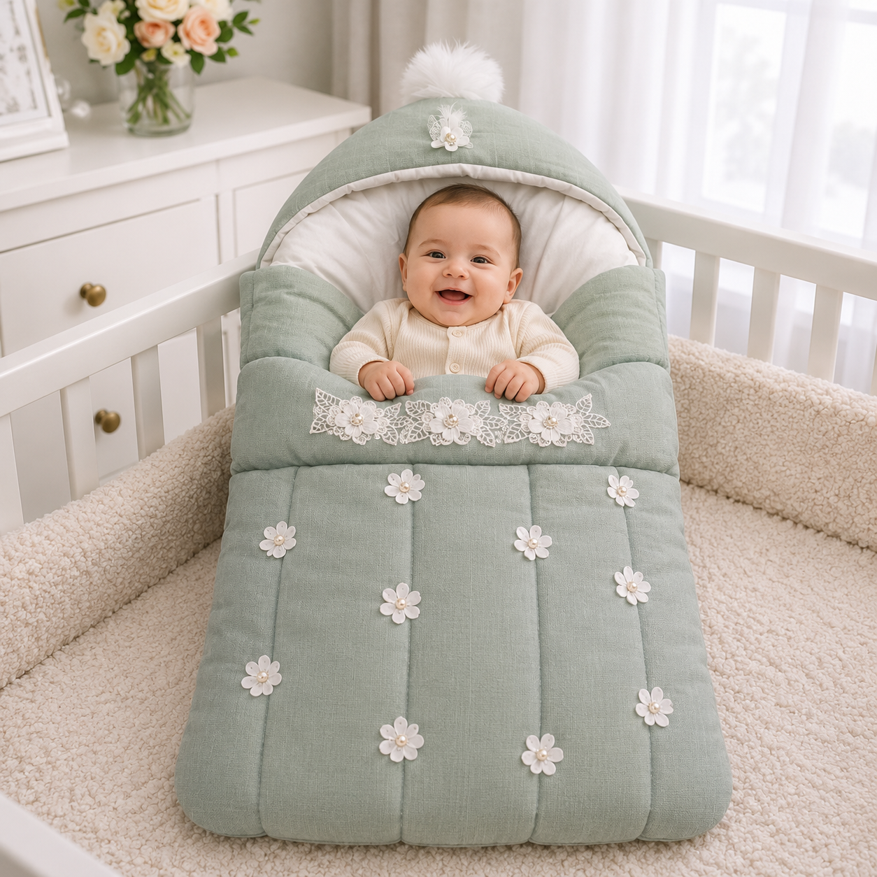 Sage Blossom Baby Nest