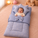 Luxury Starry Baby Nest – Silk Finish & 100% Cotton Inside