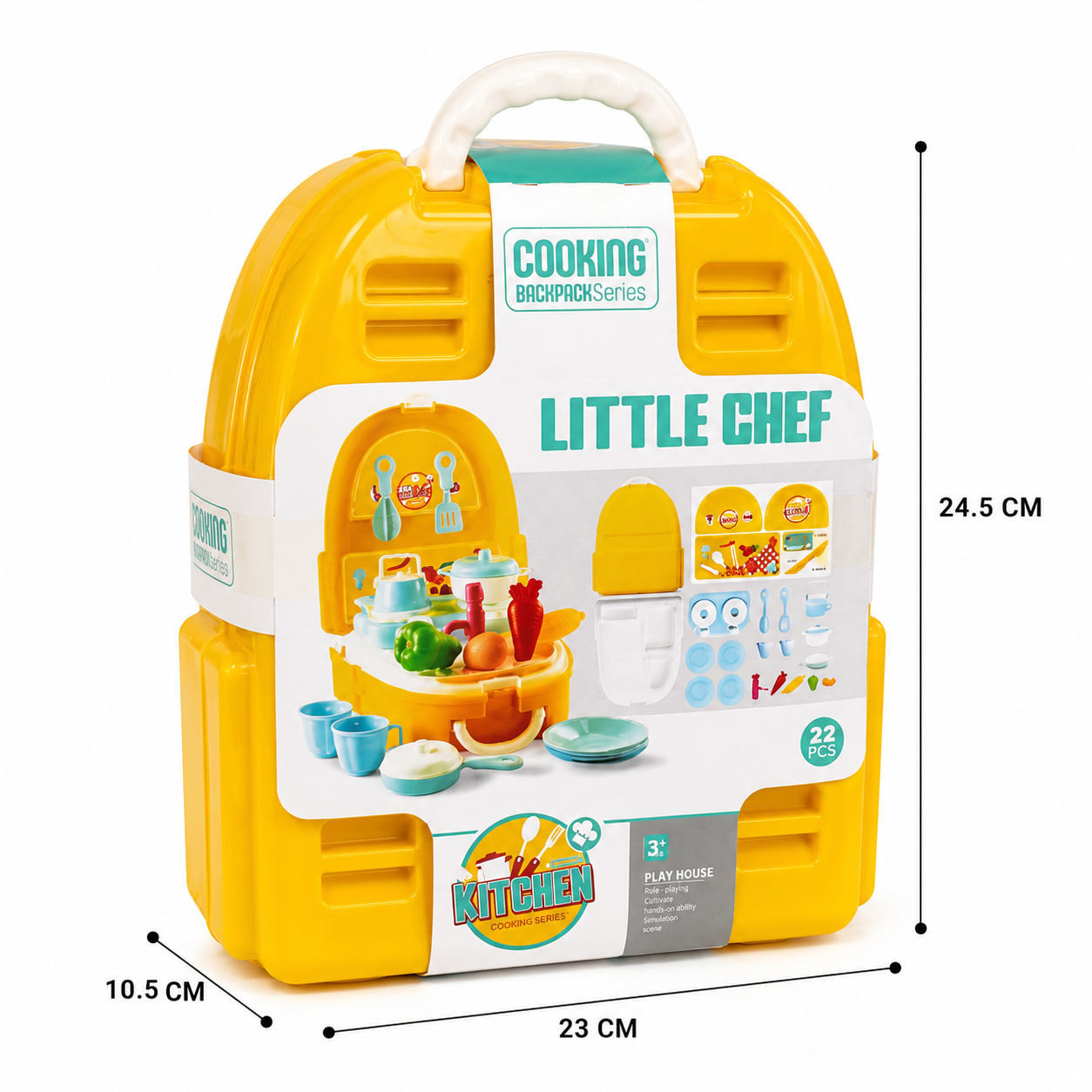 Little Chef Cooking Backpack Set