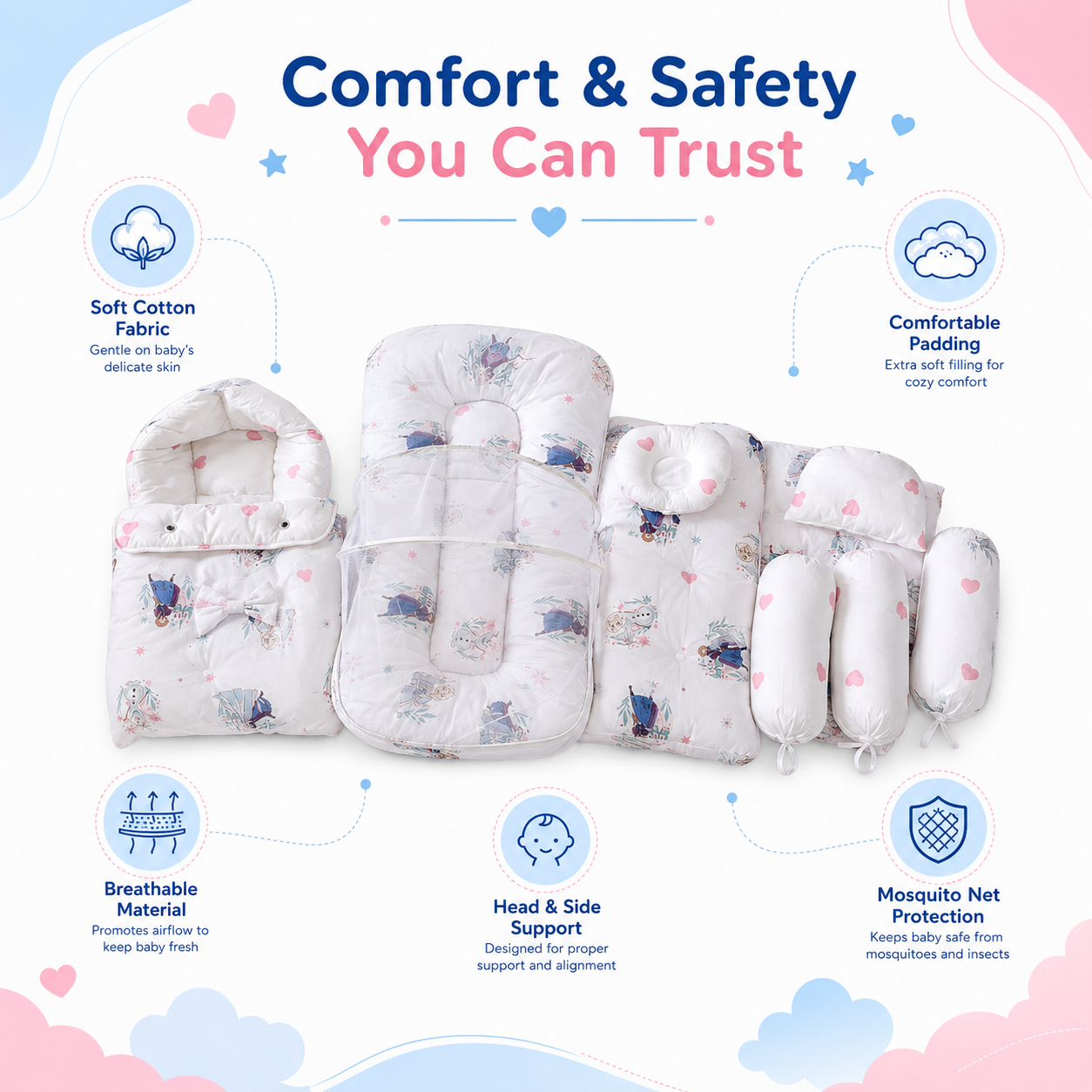 Princess Baby Bedding Set