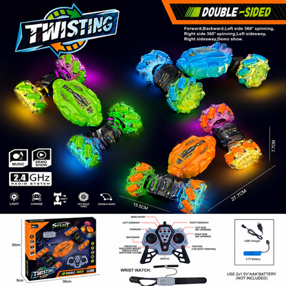 Twisting Stunt Car
