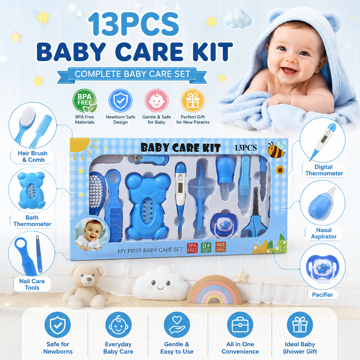 13PCS Baby Care Kit