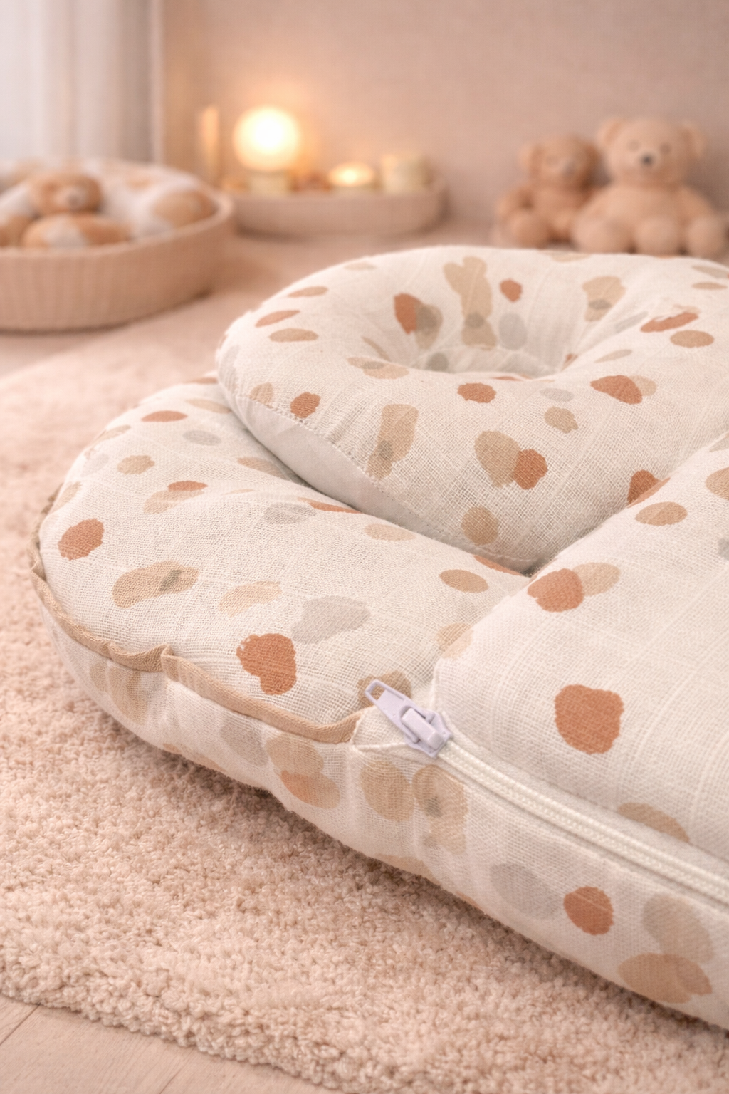 Soft Dots Bow Carry Nest