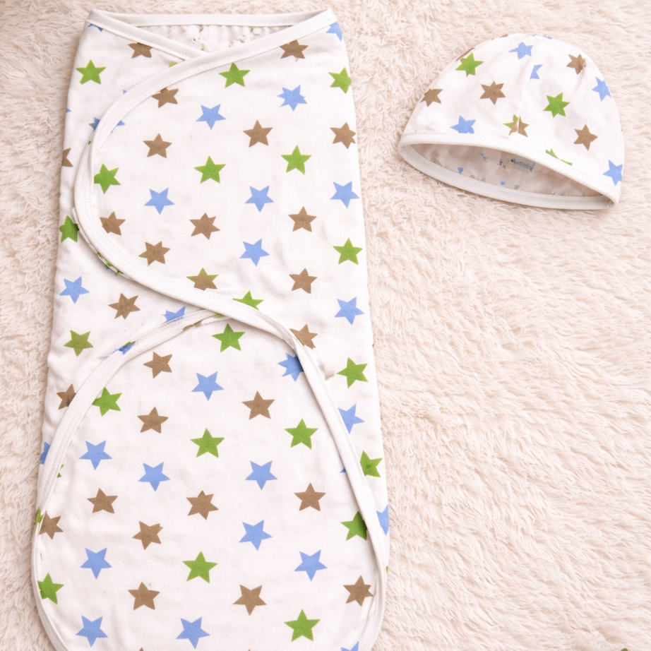Twinkle Stars Baby Swaddle Set