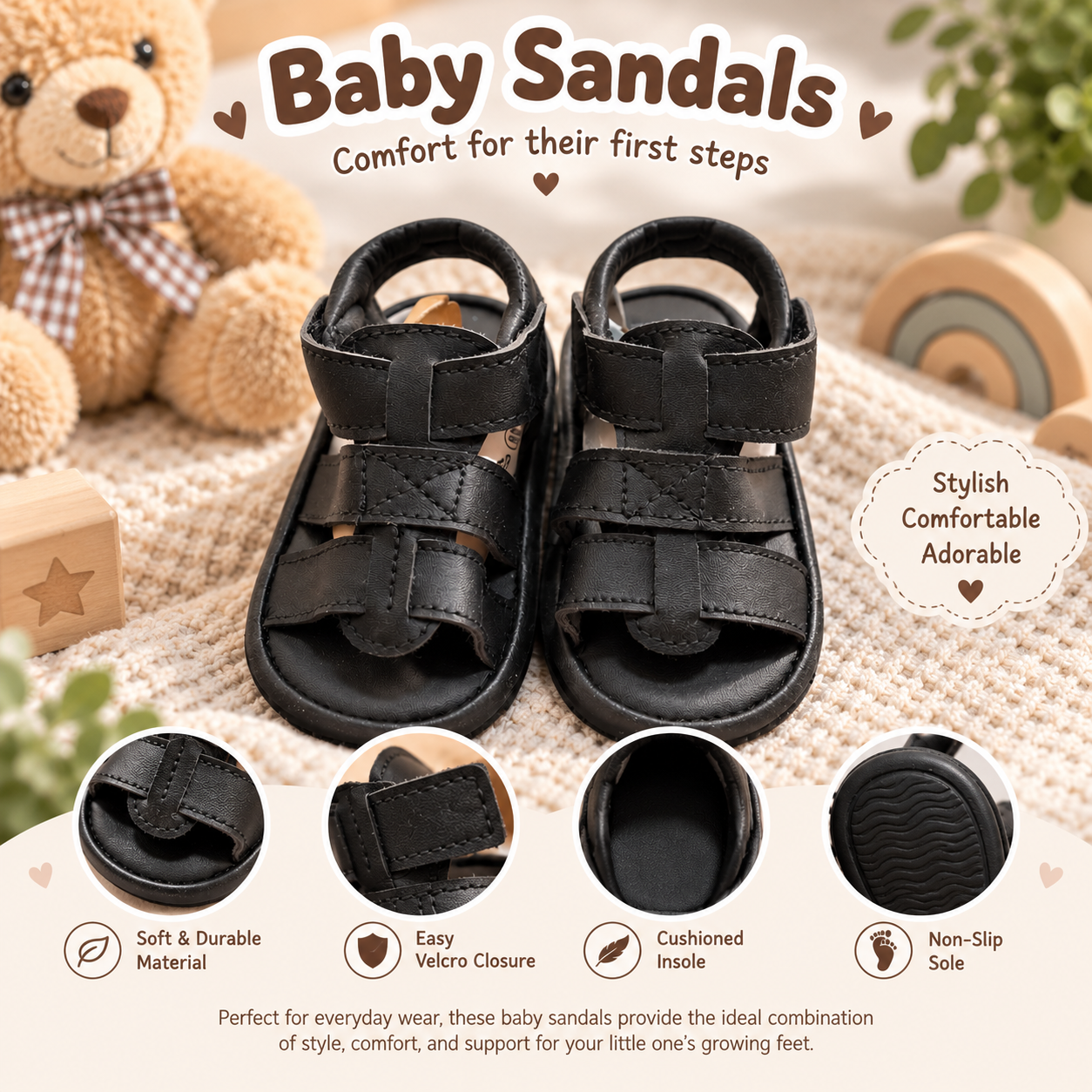 Baby Explorer Sandals