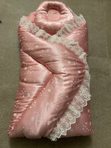 Luxury Silk Baby Nest – Starry Lace Edition