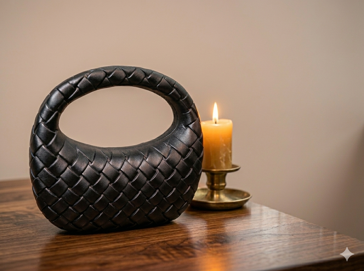 Luna Weave Statement Clutch