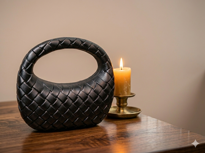 Luna Weave Statement Clutch