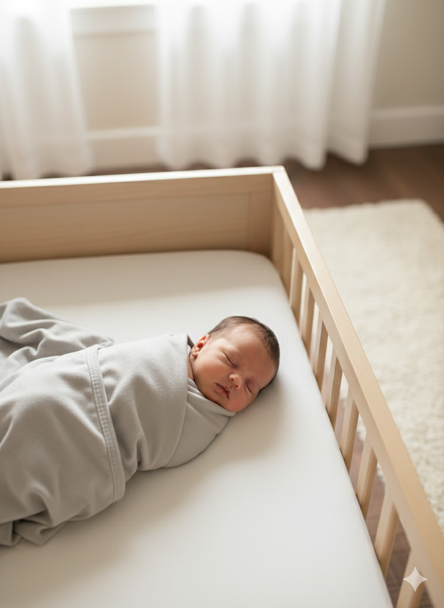 Gentle Elephant Baby Wrapping Sheet