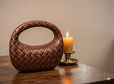 Luna Weave Statement Clutch