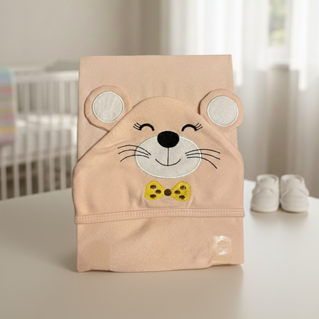 Cuddle Bear Baby Wrapping Sheet