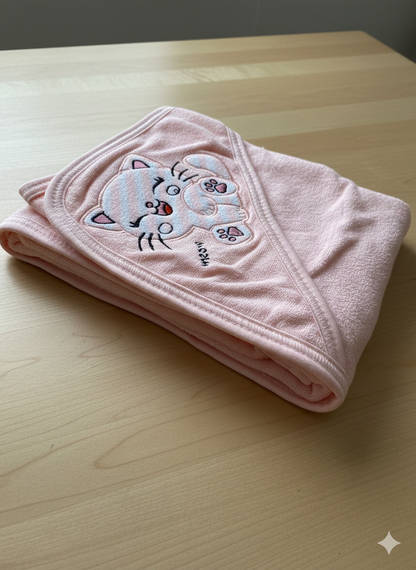 Little Kitty Hug Towel