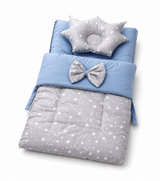 Luxury Blue Baby Nest – Starry Lace Edition
