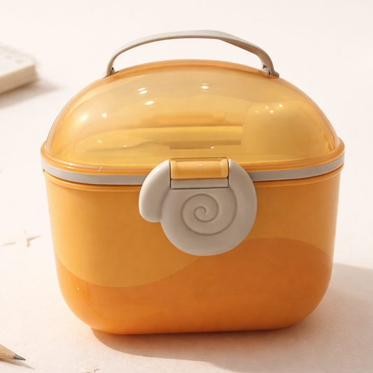 Kids Cute Snail Lock Lunch Box – Portable Food Storage Container