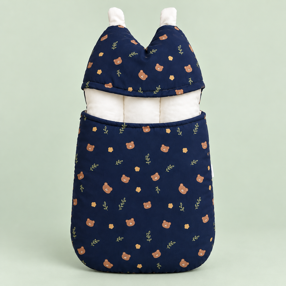 Navy Teddy Carry Nest