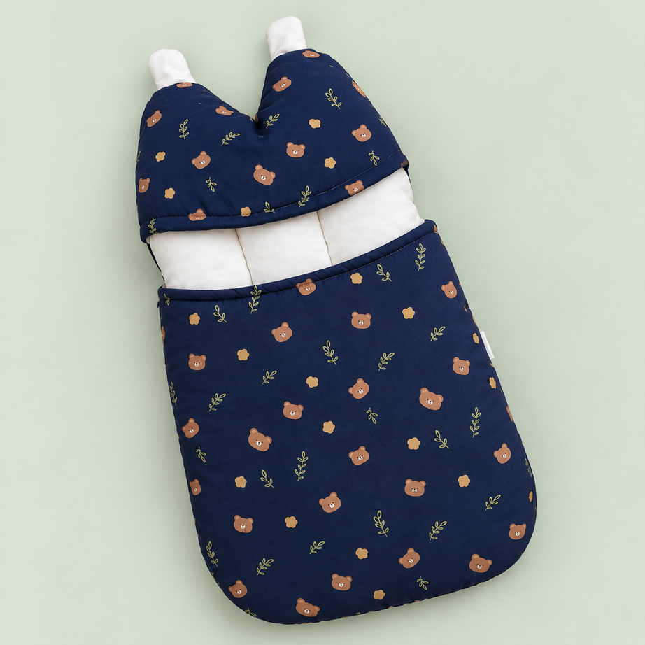 Navy Teddy Carry Nest