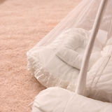 Classic White Baby Nest Set – 4 Pcs (Net + Pillows)