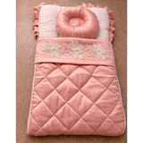 Luxury Floral Baby Nest – Silk Finish & 100% Cotton Inside
