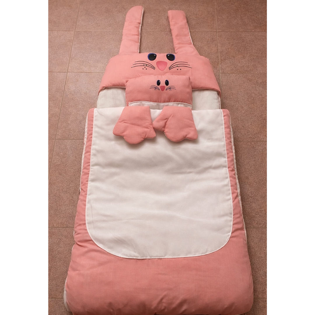 Cute Bunny Baby Sleeping Nest – 100% Soft Cotton