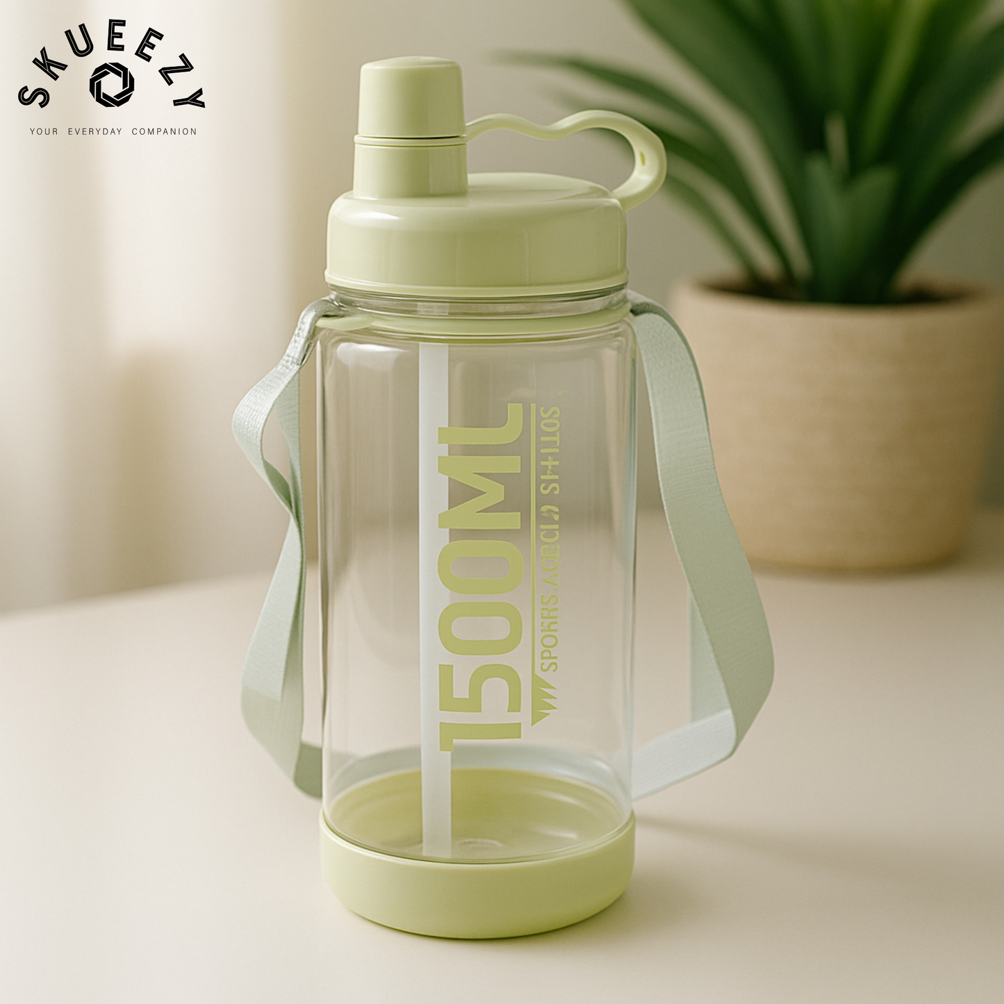 Sip Ease Sports 1500 ML Bottle with Strap