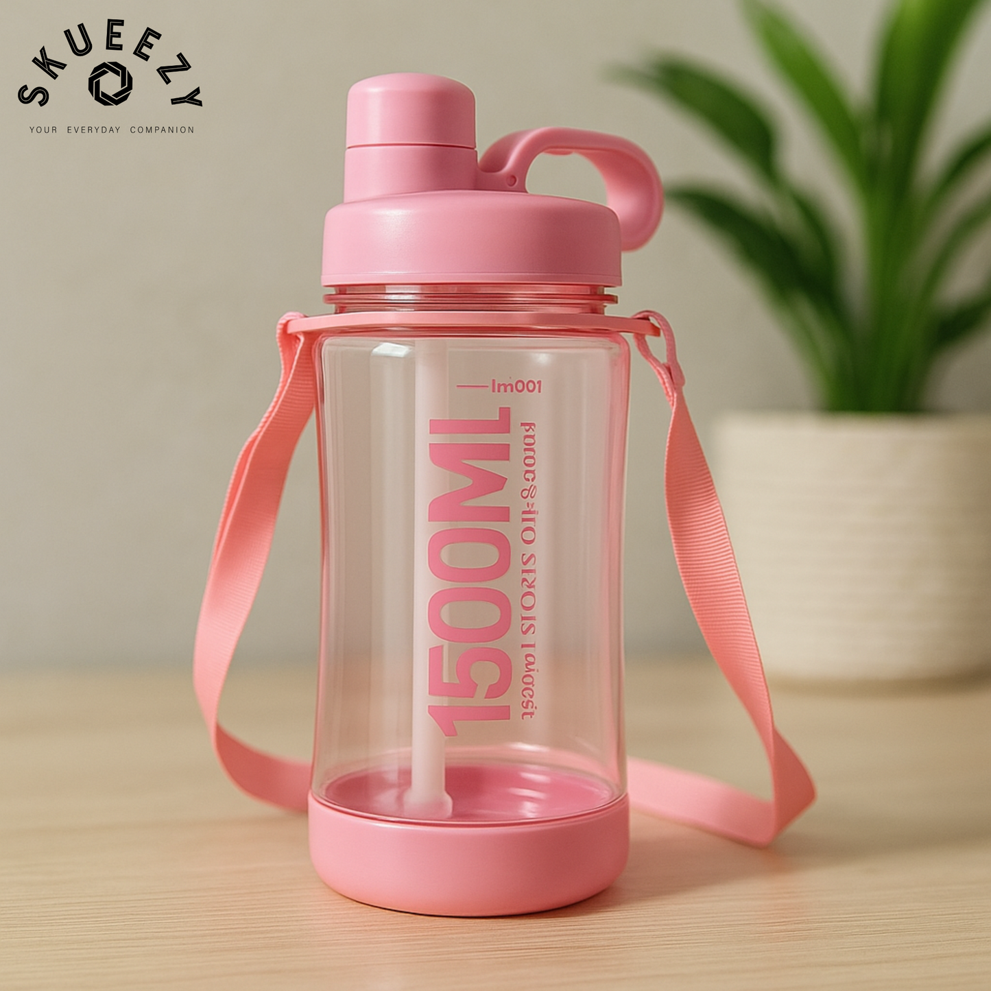 Sip Ease Sports 1500 ML Bottle with Strap