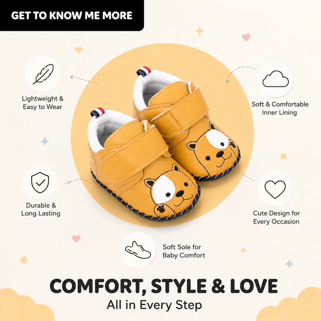 Kids Animal Face Shoes